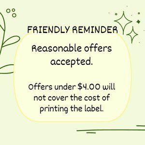 💥Make an offer!💥